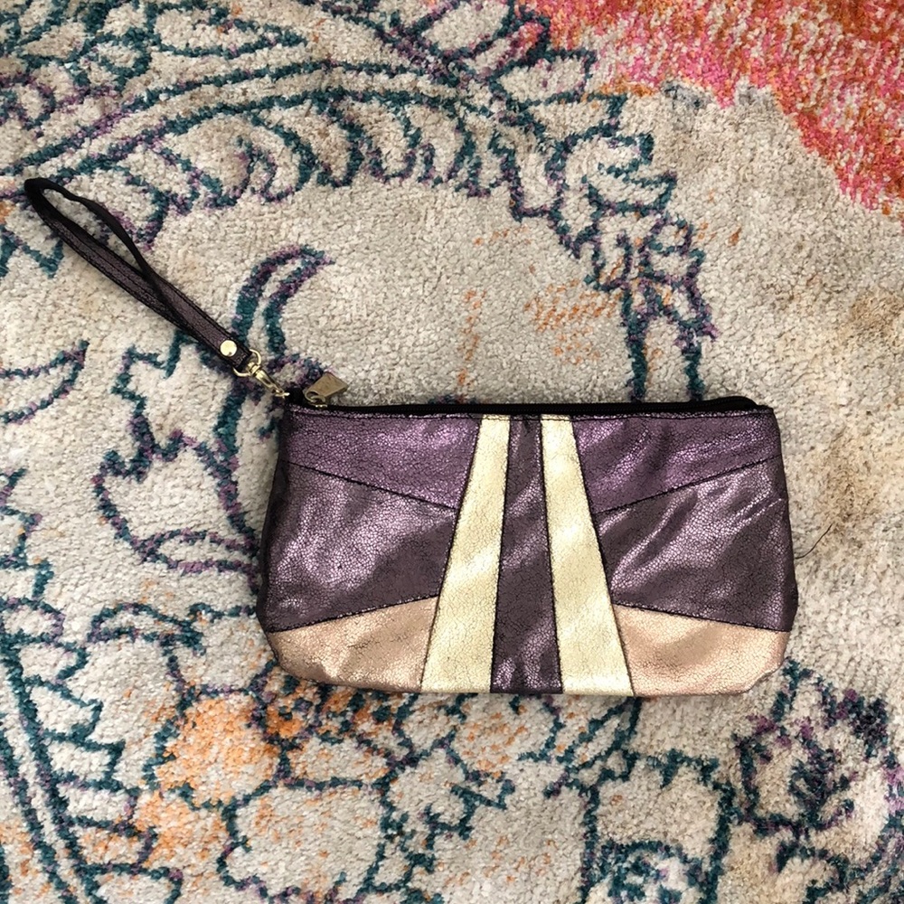 Purple and Gold Clutch 🎀